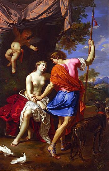 Nicolas Mignard Venus and Adonis oil painting picture